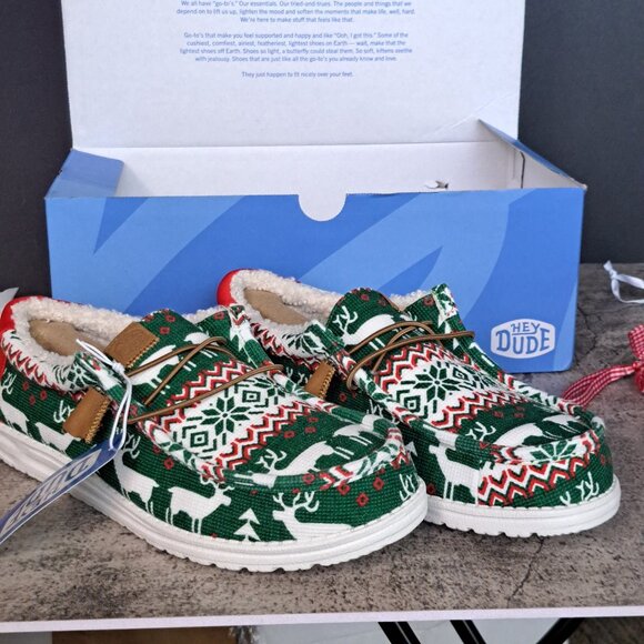 Hey Dude | Shoes | Hey Dude Mens Wally Ugly Sweater Lined  display picture 1